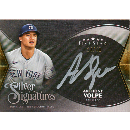 2024 Topps Five Star Anthony Volpe Autograph (Silver Ink)