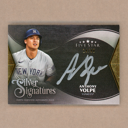 2024 Topps Five Star Anthony Volpe Autograph (Silver Ink)