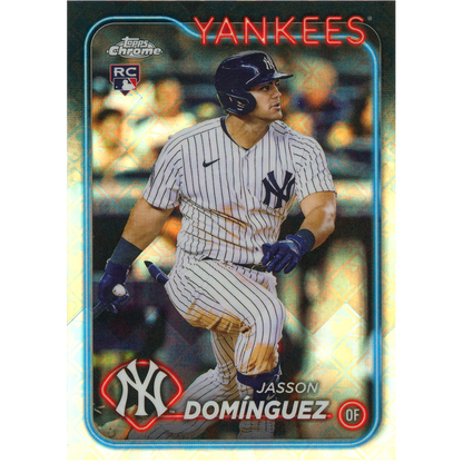 2024 Topps Chrome Logofractor Jasson Dominguez (Rookie Card)