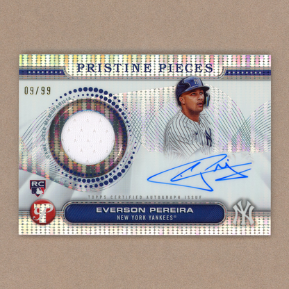 2024 Topps Pristine Everson Pereira Autograph Relic (Rookie Card)