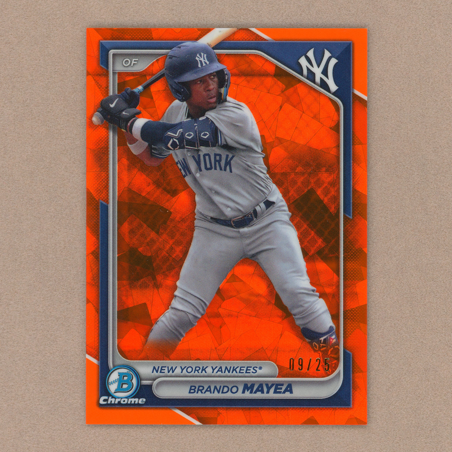 2024 Bowman Chrome Sapphire Brando Mayea (Orange)