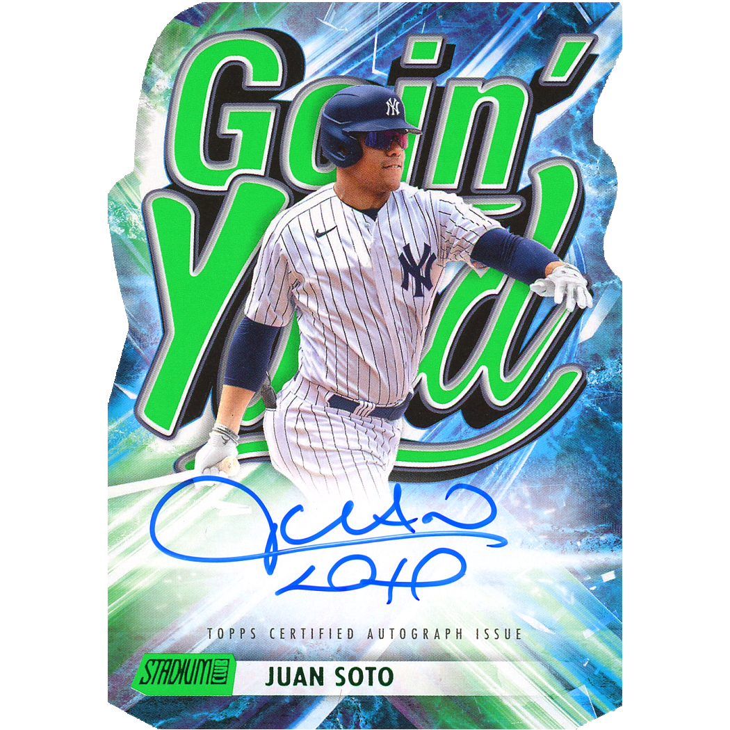 2024 Topps Stadium Club Juan Soto Autograph (Green)