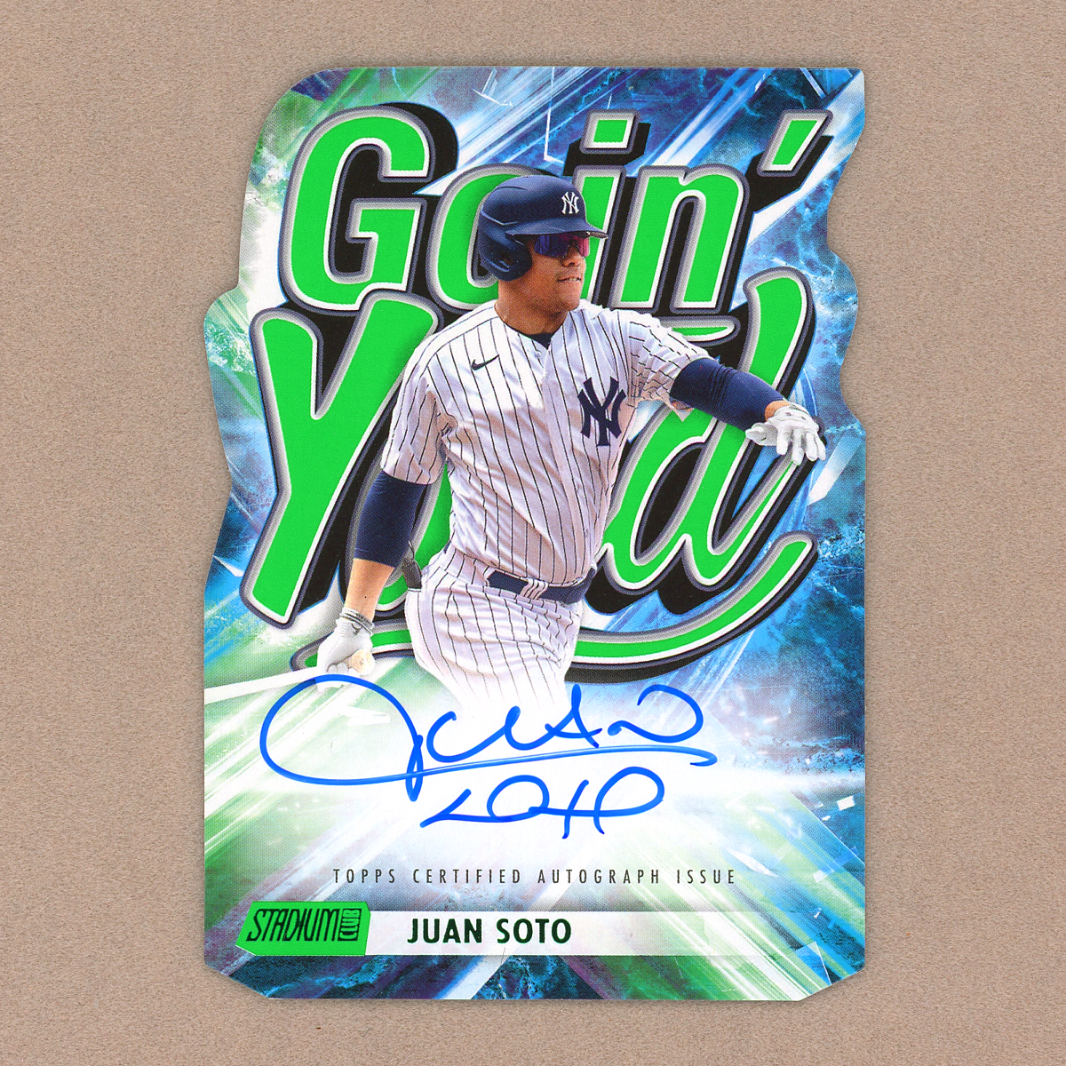 2024 Topps Stadium Club Juan Soto Autograph (Green)
