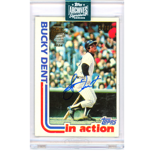 2024 Topps Archives Signature Series Bucky Dent Autograph