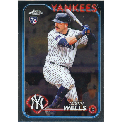 2024 Topps Chrome Austin Wells (Rookie Card)