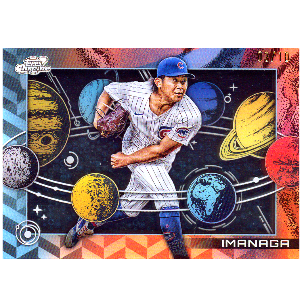 2025 Topps Cosmic Chrome Shota Imanaga Planetarium (Black)