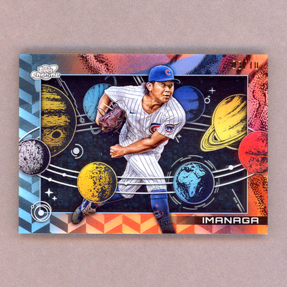2025 Topps Cosmic Chrome Shota Imanaga Planetarium (Black)