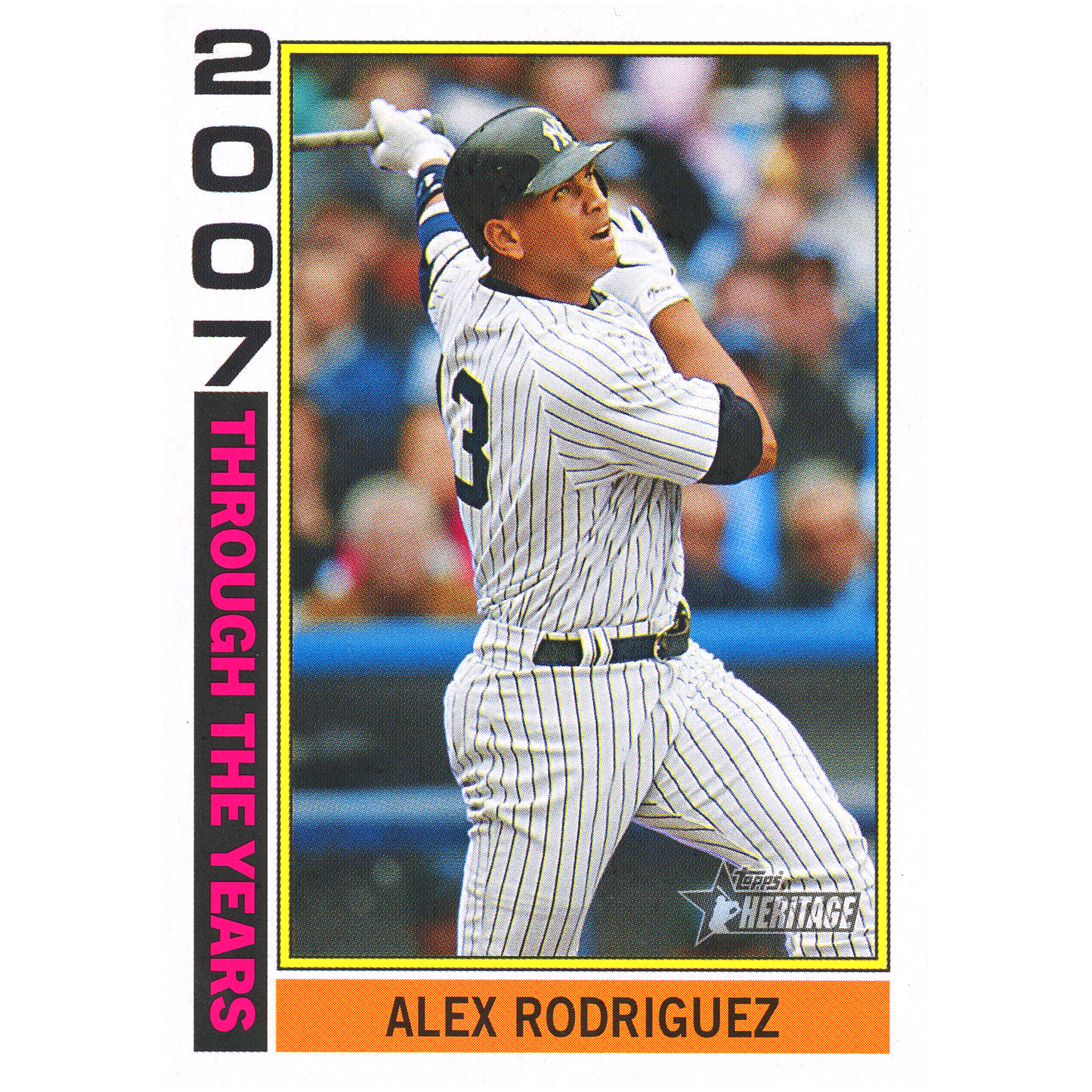 2025 Topps Heritage Alex Rodriguez Through The Years