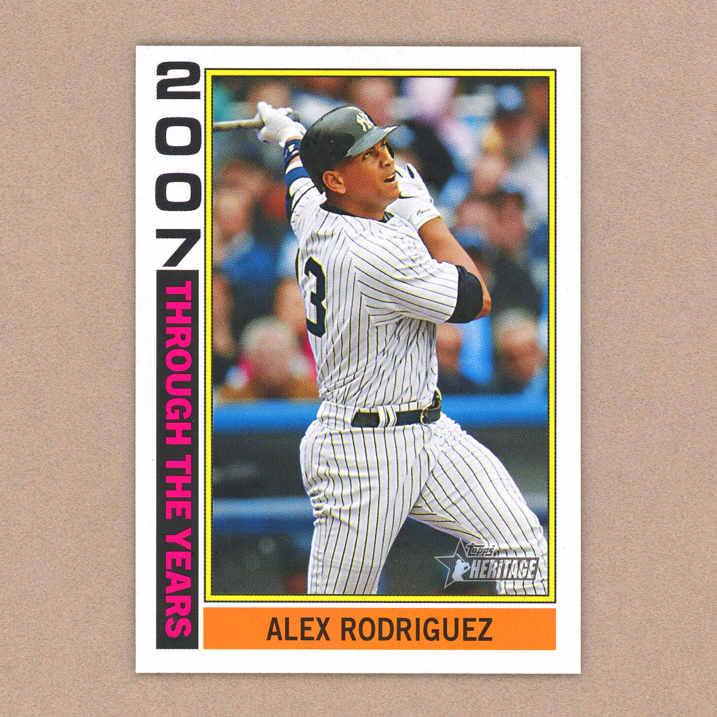2025 Topps Heritage Alex Rodriguez Through The Years