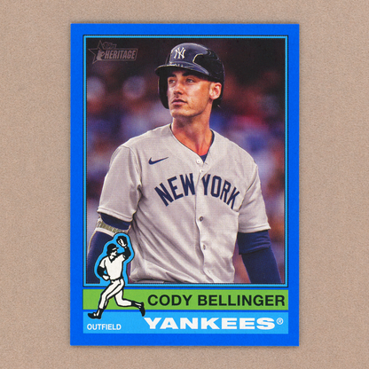 2025 Topps Heritage Cody Bellinger (Dark Blue)