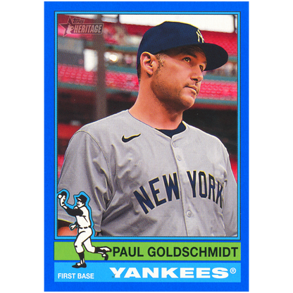 2025 Topps Heritage Paul Goldschmidt (Dark Blue)