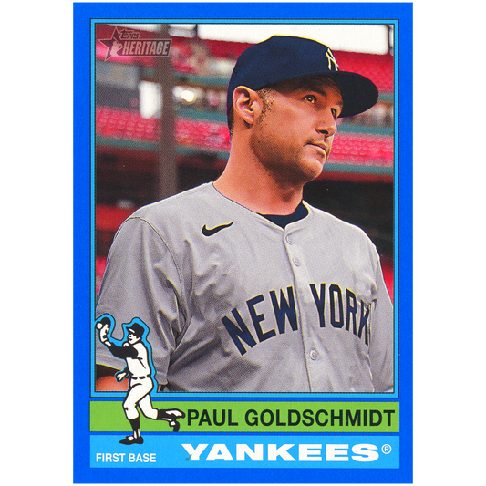 2025 Topps Heritage Paul Goldschmidt (Dark Blue)