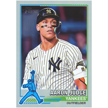 2025 Topps Heritage Aaron Judge 1976 Redefined