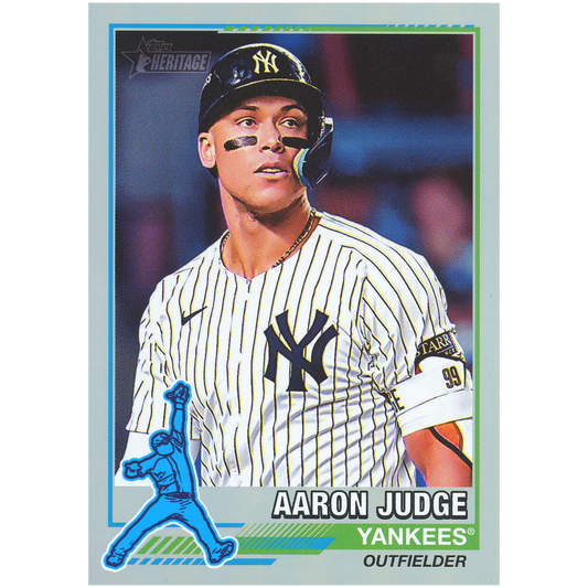 2025 Topps Heritage Aaron Judge 1976 Redefined
