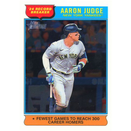 2025 Topps Heritage Aaron Judge Record Breakers (Chrome)