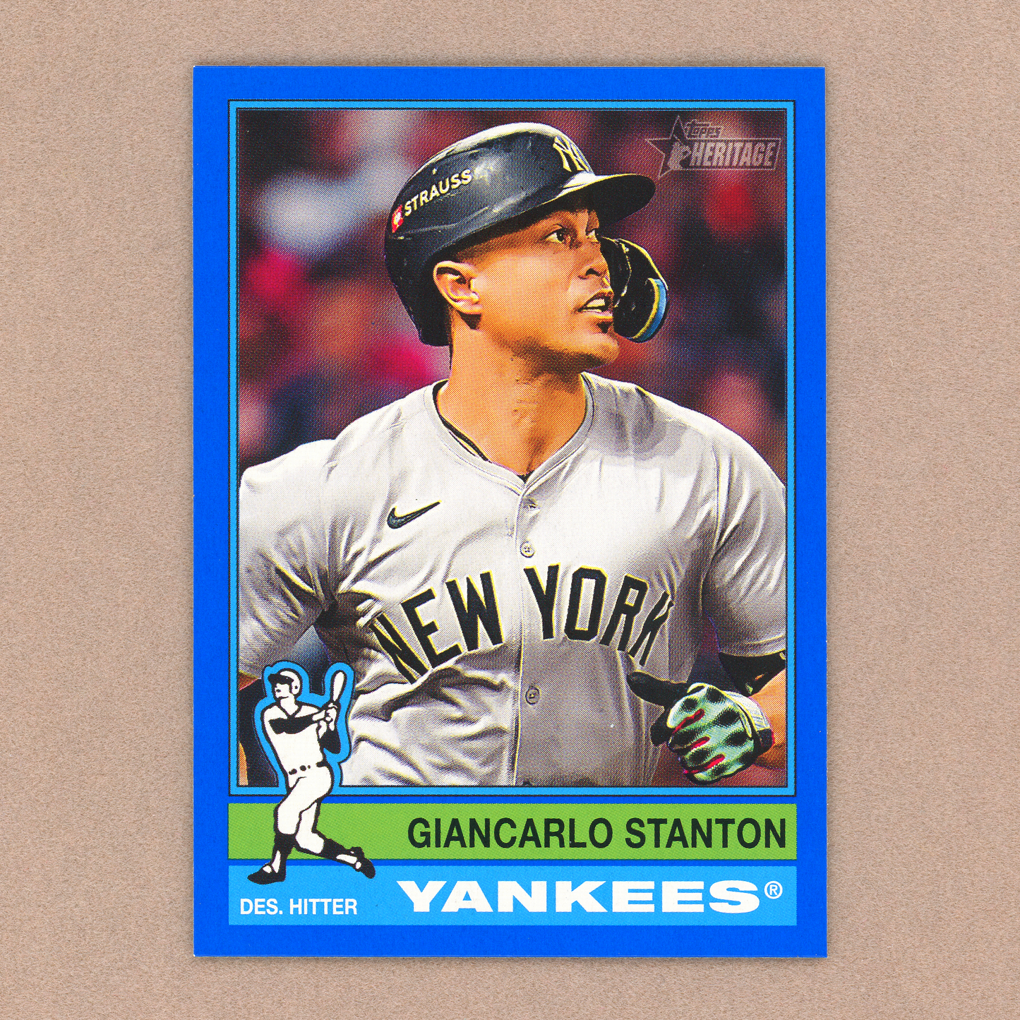 2025 Topps Heritage Giancarlo Stanton (Dark Blue)