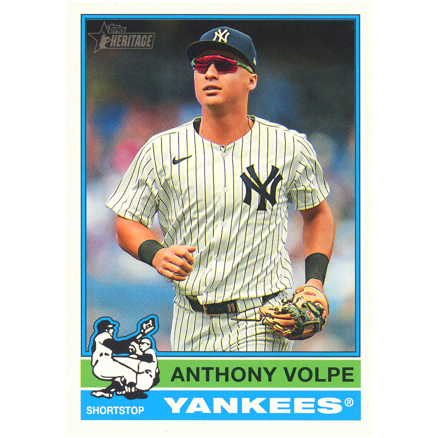2025 Topps Heritage Anthony Volpe (SP)