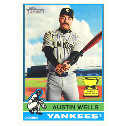 2025 Topps Heritage Austin Wells (SP)