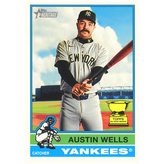 2025 Topps Heritage Austin Wells (SP)