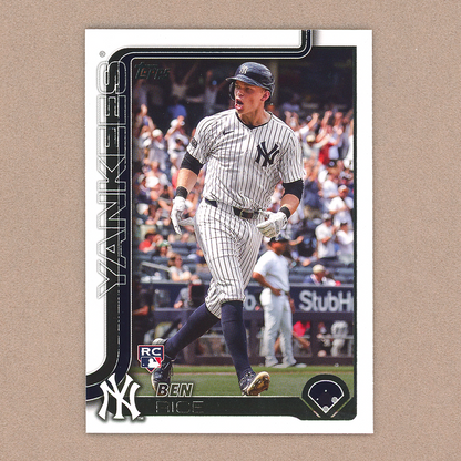 2025 Topps Series 1 Ben Rice (RC)