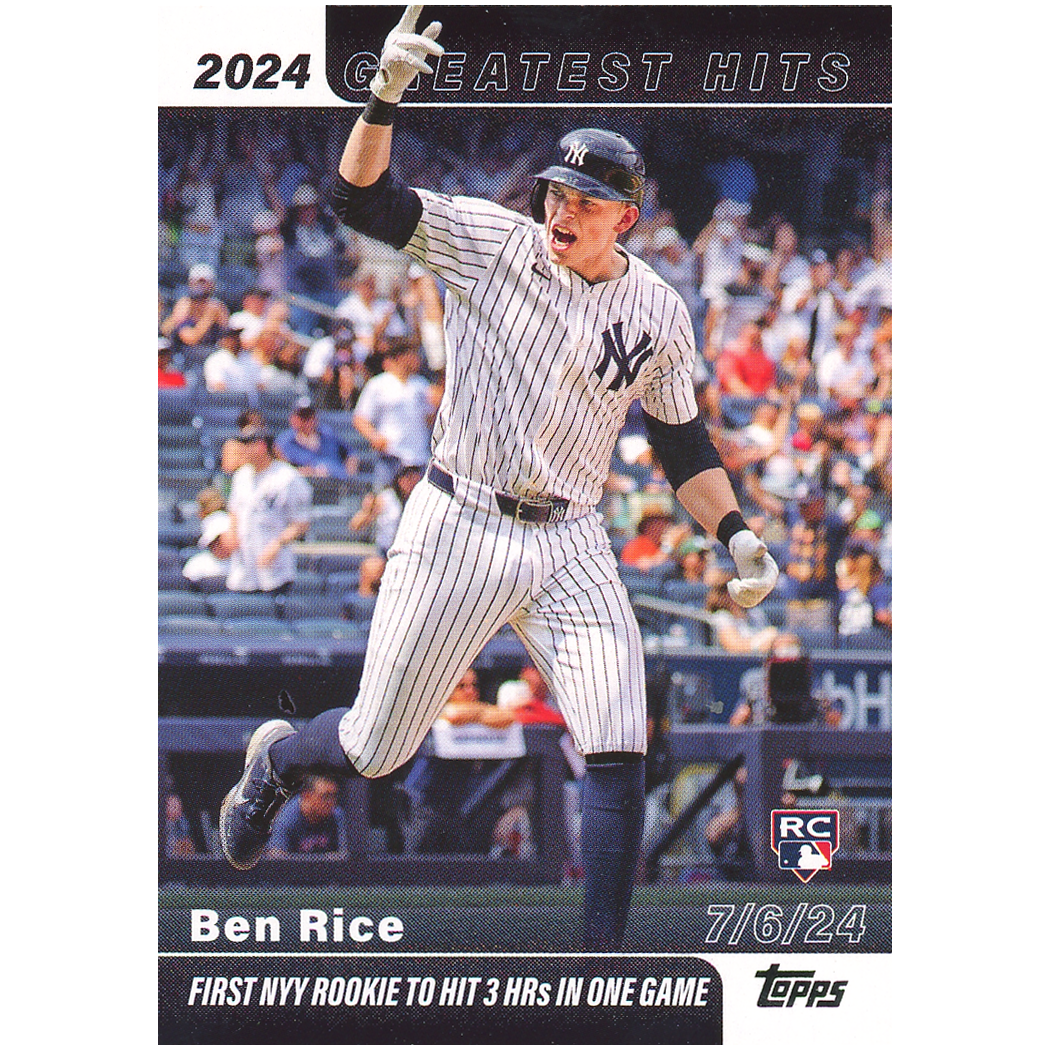 2025 Topps Series 1 Ben Rice Greatest Hits (RC)