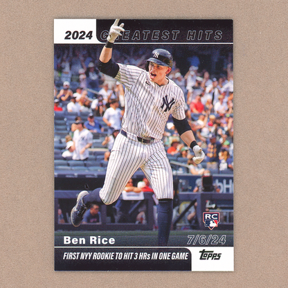 2025 Topps Series 1 Ben Rice Greatest Hits (RC)