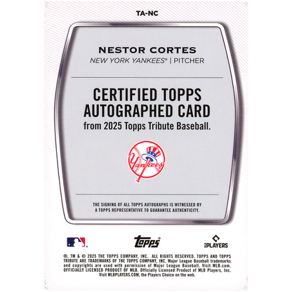 2025 Topps Tribute Nestor Cortes Autograph (Green)