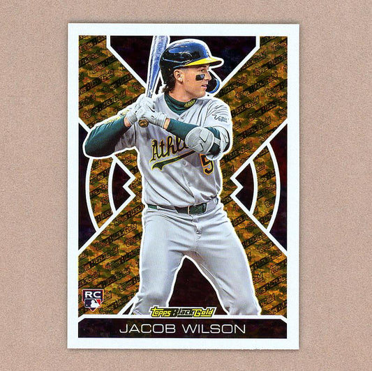 2025 Topps Update Jacob Wilson Topps Black Gold RC