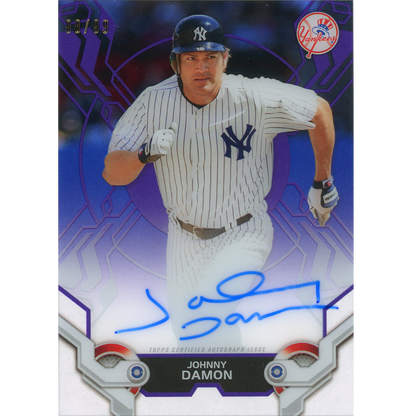 2019 Topps High Tek Johnny Damon Autograph