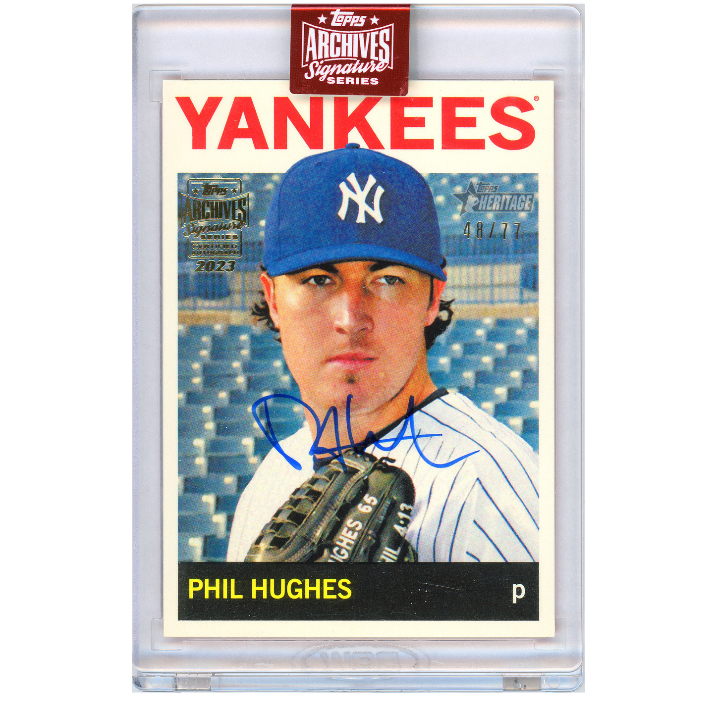 2023 Topps Archives Signature Series Phil Hughes Autograph