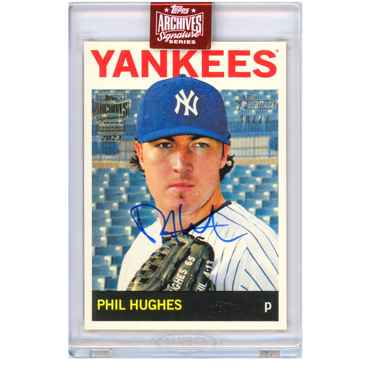 2023 Topps Archives Signature Series Phil Hughes Autograph