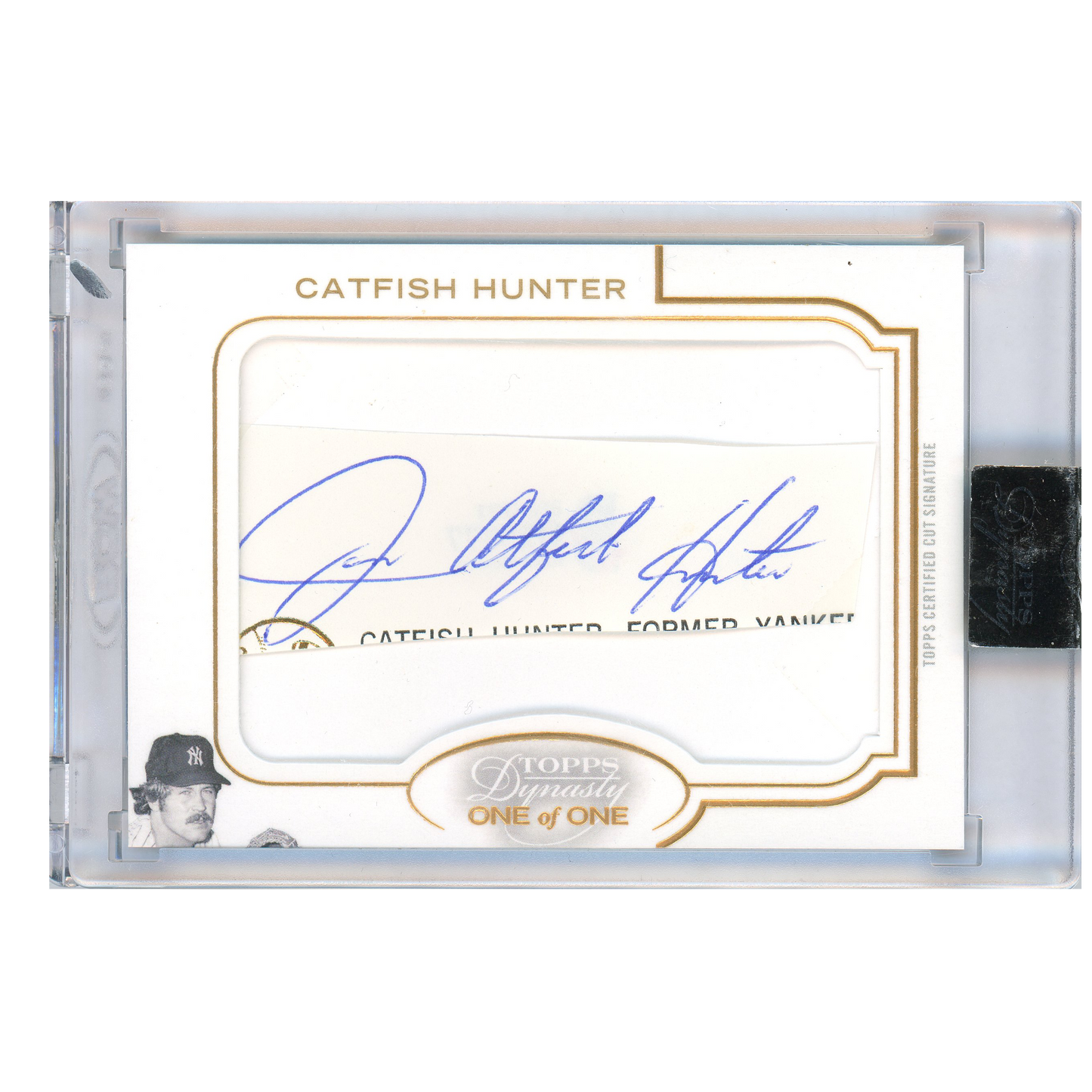 2020 Topps Dynasty Catfish Hunter Autograph