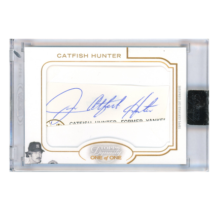 2020 Topps Dynasty Catfish Hunter Autograph