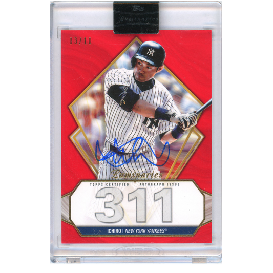 2022 Topps Luminaries Ichiro Autograph (Red)