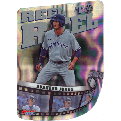 2023 Bowman's Best Spencer Jones Reel to Reel (Lava Refractor)