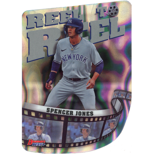 2023 Bowman's Best Spencer Jones Reel to Reel (Lava Refractor)