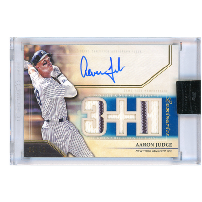 2020 Topps Luminaries Aaron Judge Autograph (Blue)