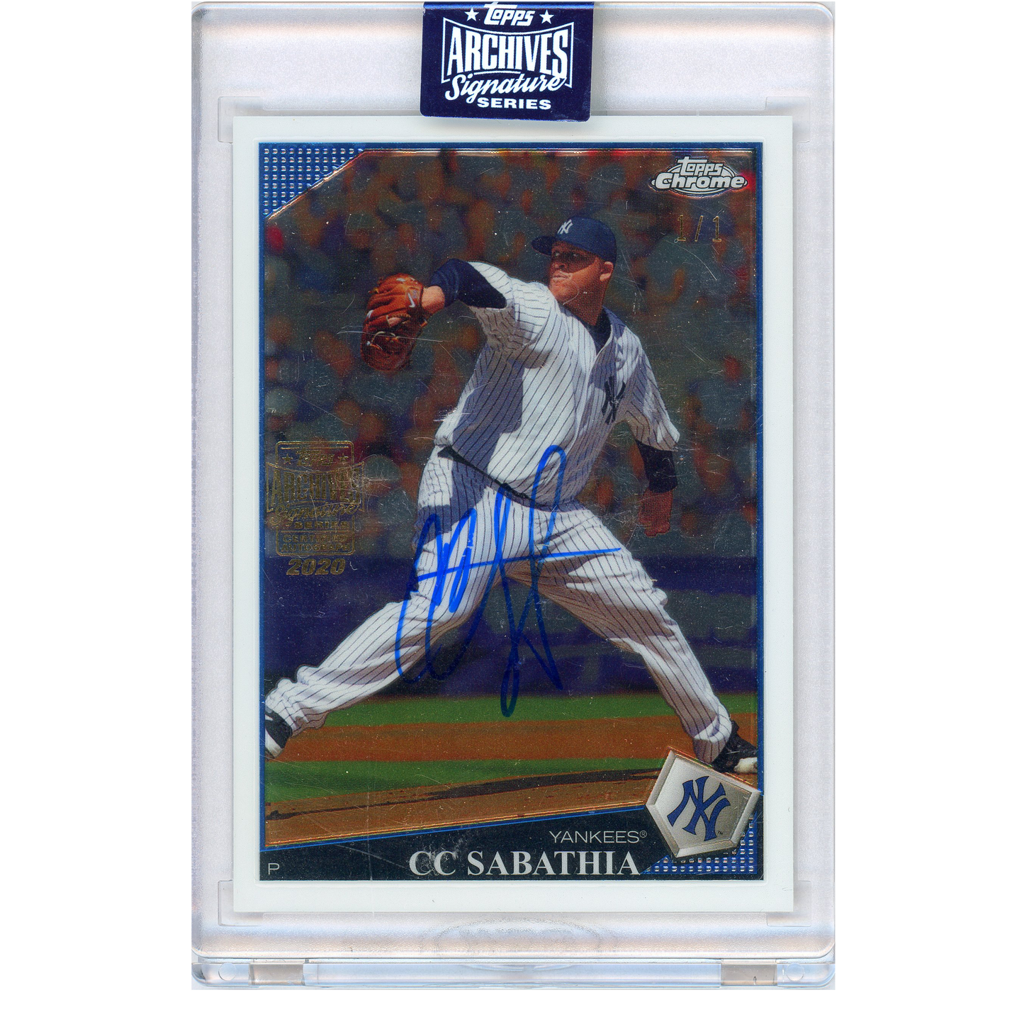 2020 Topps Archives Signature Series C.C. Sabathia Autograph