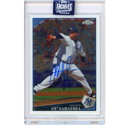 2020 Topps Archives Signature Series C.C. Sabathia Autograph