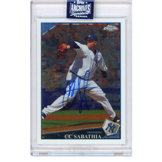 2020 Topps Archives Signature Series C.C. Sabathia Autograph