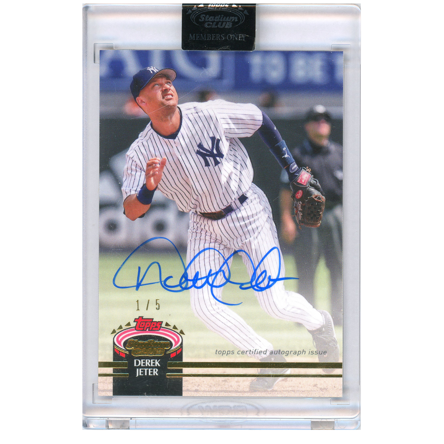 2022 Topps Stadium Club Members Only Derek Jeter Autograph