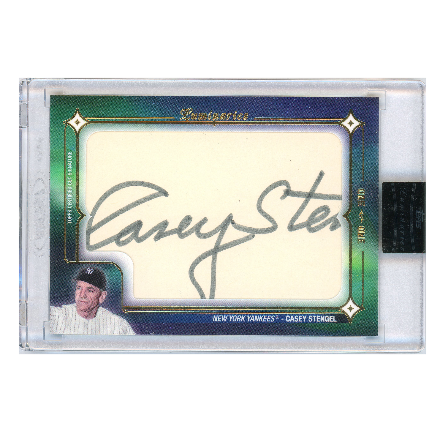 2023 Topps Luminaries Casey Stengel Cut Autograph